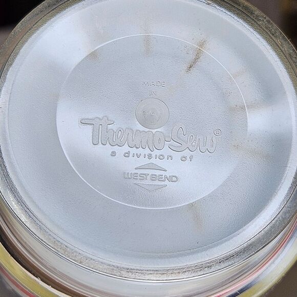 Thermo-Serv 70's Vintage Nautical Red White Blue Insulated Coffee Mugs Set of 3 - Picture 4 of 7